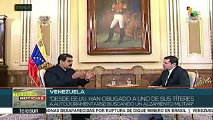 Denuncia pdte. venezolano Nicolás Maduro que sortea un plan golpista