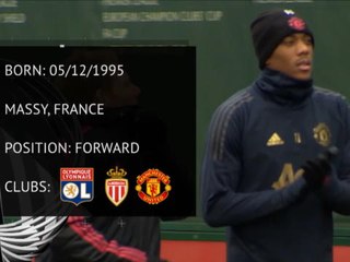 كرة قدم: الدوري الانكليزي: بطاقة لاعب: أنتوني مارسيال