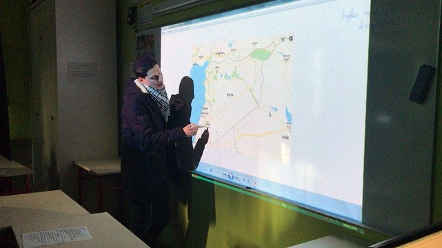 Les élèves de Michelet rencontre un journaliste syrien