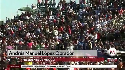 Con programas sociales, Mexico sera autosuficiente, promete AMLO