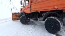Van-Bahçesaray yolu kar nedeniyle ulaşıma kapandı