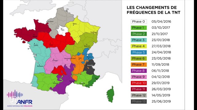 TNT: les fréquences changent cette nuit - 28/01/2019