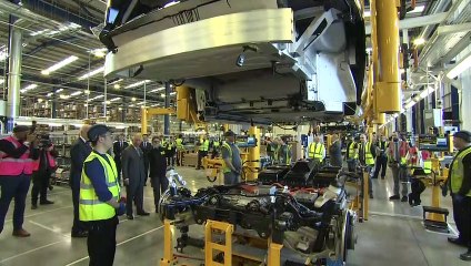 Prince Charles visits factory making London's black cabs