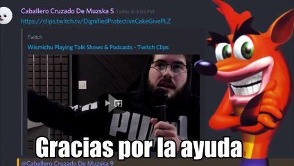 "Ojala viniera, sería mi invitado estrella" - Wismichu habla de Muzska. El Bandicoot