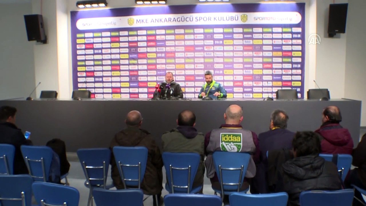 MKE Ankaragücü - Aytemiz Alanyaspor maçının ardından - Aytemiz Alanyaspor Teknik Direktörü Yalçın - ANKARA