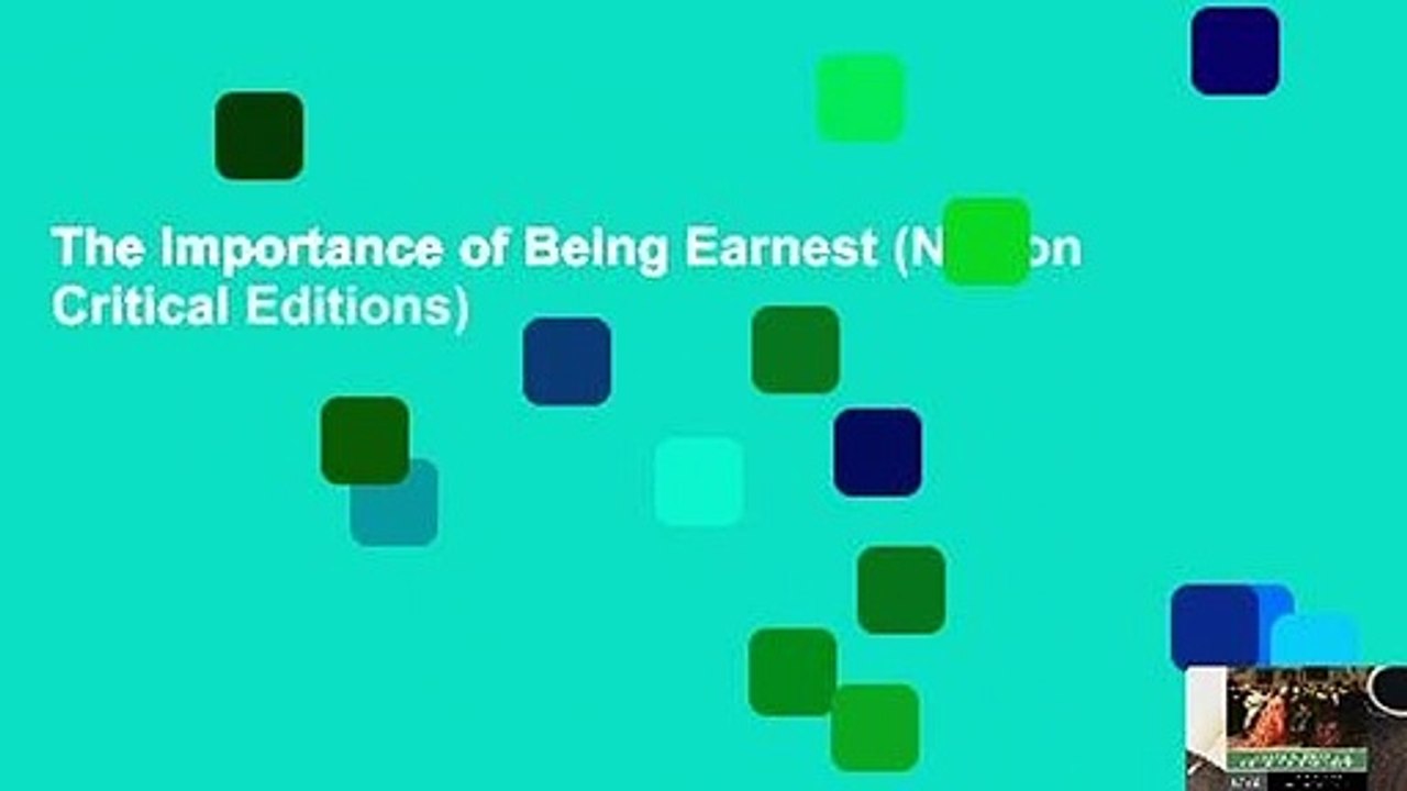 The Importance of Being Earnest (Norton Critical Editions)