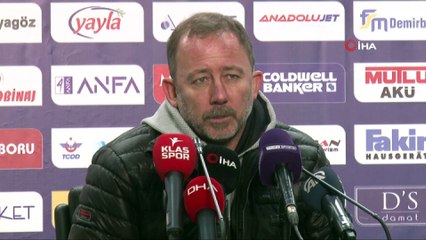 Sergen Yalçın: “Ankaragücü taraftarı bugün görevini yerine getirdi'