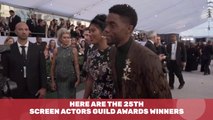 The 25th Annual Screen Actors Guild  Award Winners Are...