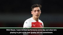 Everyone must improve, including Ozil - Emery