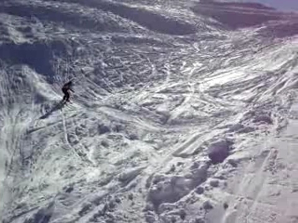 saut de ouf à Tignes !!