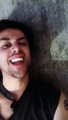 Adore Delano with Bianca's dog