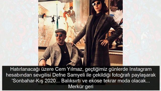 Defne Samyeli'nin Cem Yılmaz'la uyurken çekildiği sarmaş dolaş poz olay oldu!