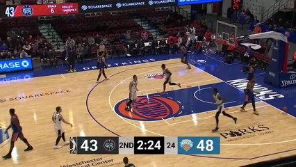 Chris Boucher flies in for the alley-oop slam