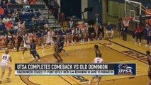 UTSA Basketball Coach Steve Henson Reflects on His Team's Comeback Victory Over Old Dominion