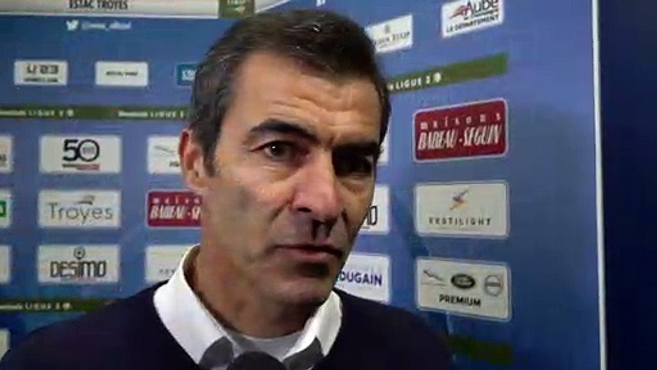 ESTAC 1-0 RC Lens⎥Réaction du coach troyen Rui Almeida