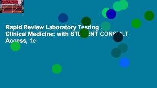 Rapid Review Laboratory Testing in Clinical Medicine: with STUDENT CONSULT Access, 1e