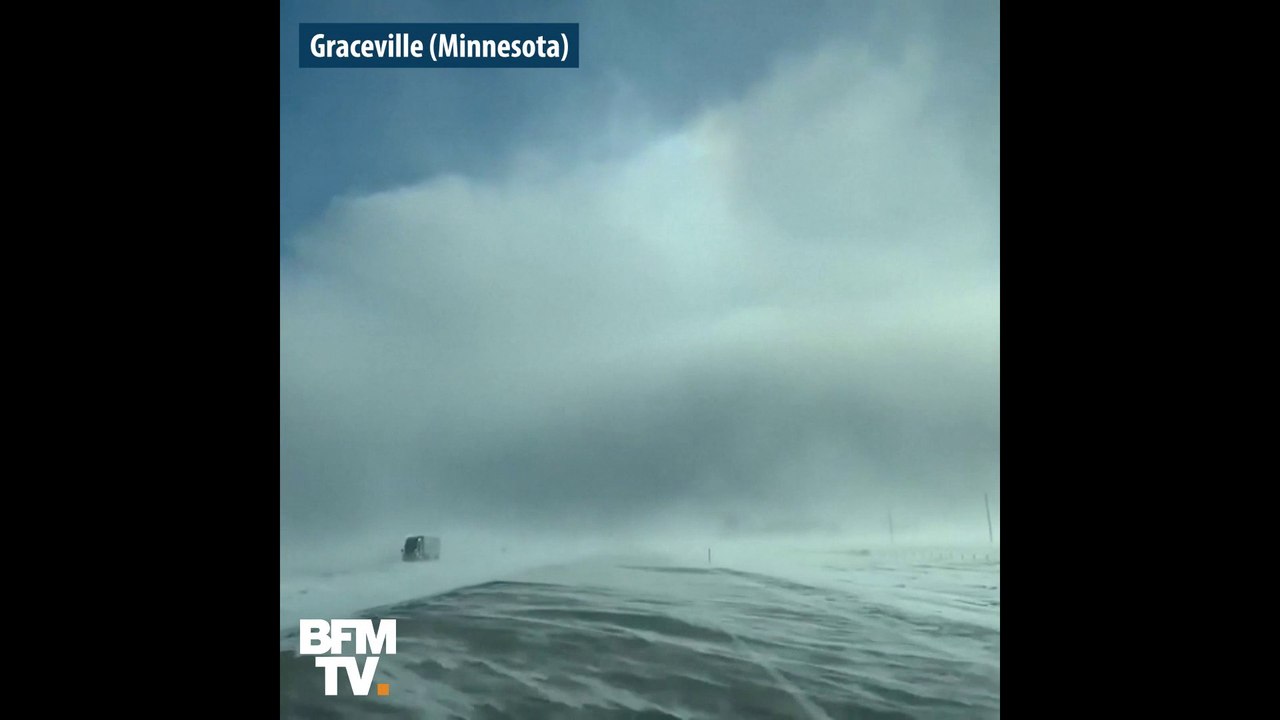 Immersion sur une route du Minnesota, en plein vortex polaire ⤵❄