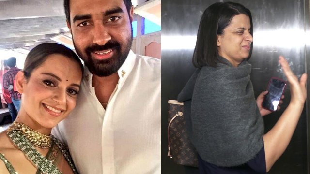 Manikarnika: Kangana Ranaut's sister Rangoli ignores Krish controversy in front of media |FilmiBeat