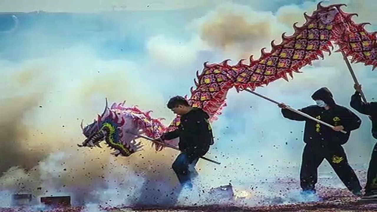 Hakka Dragon Dance Bombing 2019 - Miaoli Taiwan