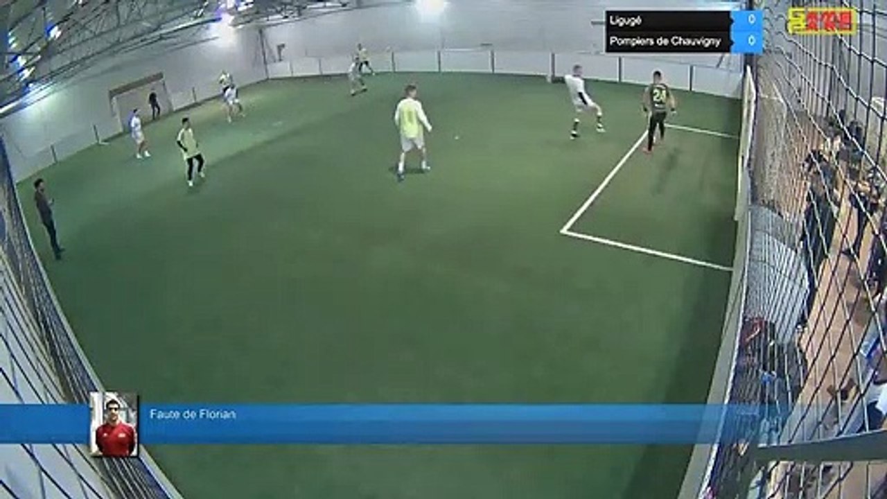 Faute de Florian - Ligugé Vs Pompiers de Chauvigny  - 28/01/19 20:00 - Ligue A - Poitiers Game Parc