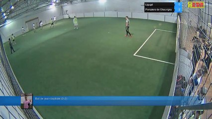 But de jean-baptiste (0-2) - Ligugé Vs Pompiers de Chauvigny  - 28/01/19 20:00 - Ligue A