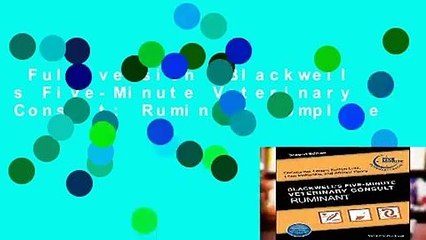 Full version  Blackwell s Five-Minute Veterinary Consult: Ruminant Complete