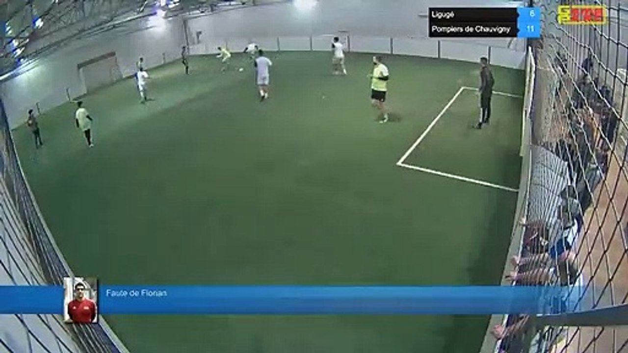 Faute de Florian - Ligugé Vs Pompiers de Chauvigny  - 28/01/19 20:00 - Ligue A - Poitiers Game Parc