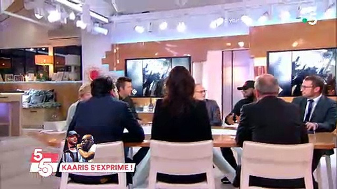 Regardez le moment où Kaaris apprend avec surprise, en direct dans "C à vous", que Booba renonce au combat de boxe