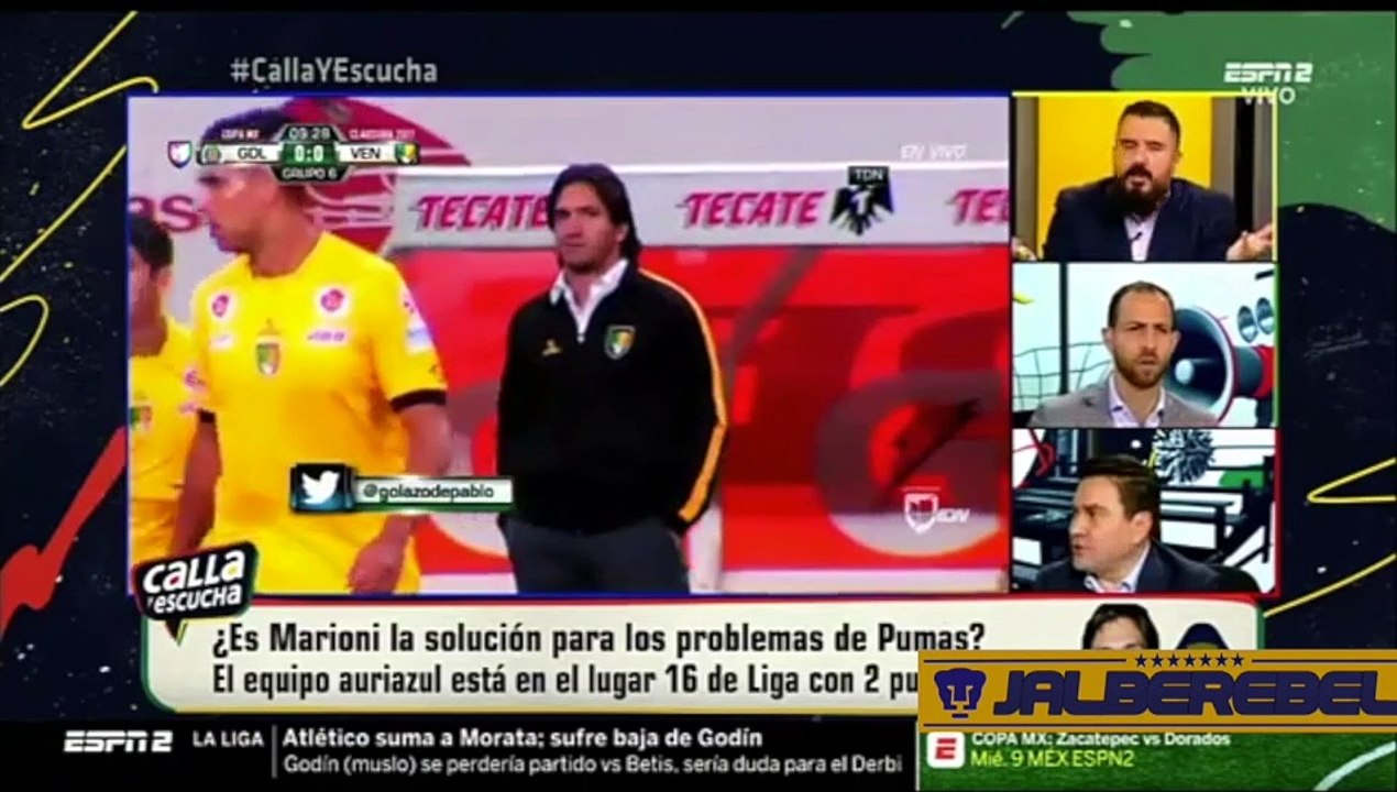 Alvaro Morales DESTROZA a Pumas - Les Llama Equipo Chico. Reciben a Bruno Marioni