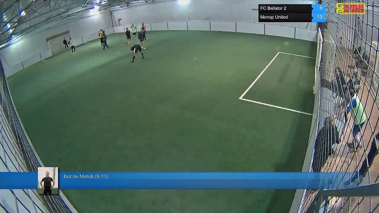 But de Mehdi (9-13) - FC Bellator 2 Vs Monop United - 28/01/19 21:00 - LIGUE 4 - Poitiers Game Parc
