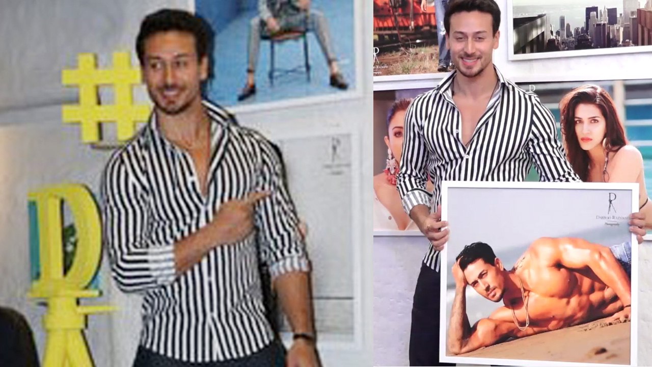 Tiger Shroff shines in Sporty look at Daboo Ratnani's calendar launch | Boldsky