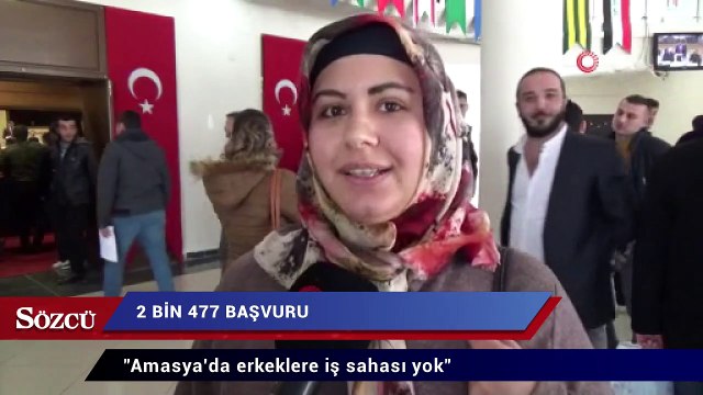 30 kişilik işe 2 bin 477 kişi başvurdu