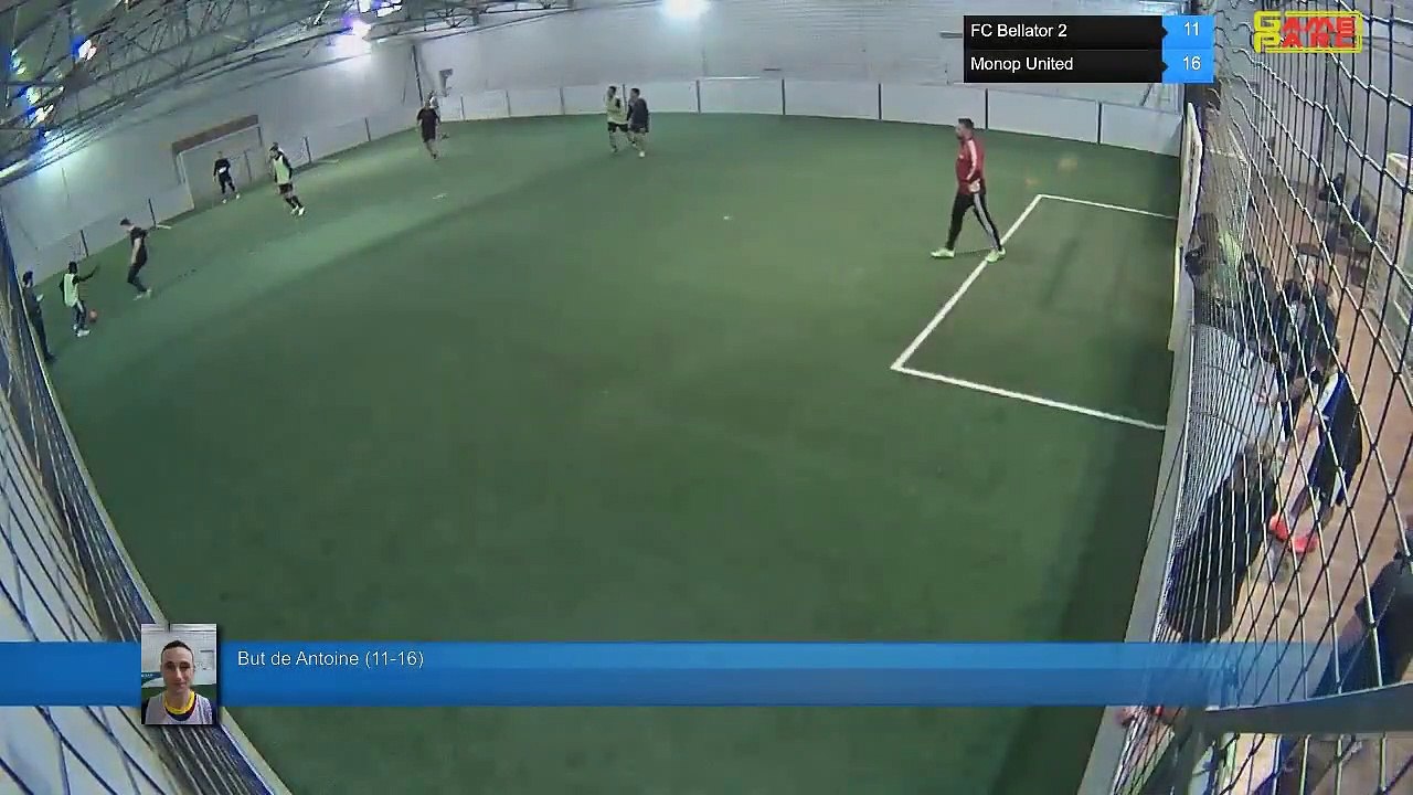 But de Antoine  (11-16) - FC Bellator 2 Vs Monop United - 28/01/19 21:00 - LIGUE 4