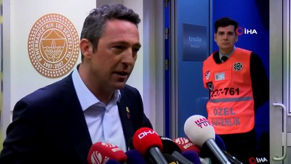 Ali Koç'tan Fenerbahçe - Malatyaspor Maçı Sonrası Açıklamalar