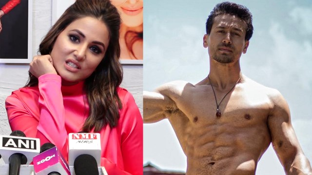 Hina Khan went CRAZY for Tiger Shroff at Dabboo Ratnani Calendar 2019 launch | FilmiBeat