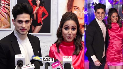 Hina Khan's cute bond captures in camera with Priyank Sharma at Dabboo Calendar Launch | Boldsky