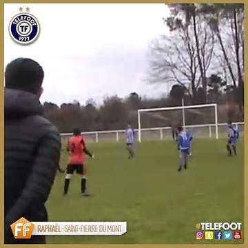Crochet, accélération, frappe...BUUUUTTT ! Bravo à Raphael des U14 du sporting club saint pierre du mont football pour cette magnifique réalisation. Et bon anniversaire avec un peu de retard