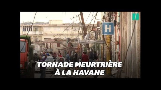 À Cuba, les images des rues dévastées après la tornade meurtrière
