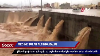 Medine sular altında kaldı