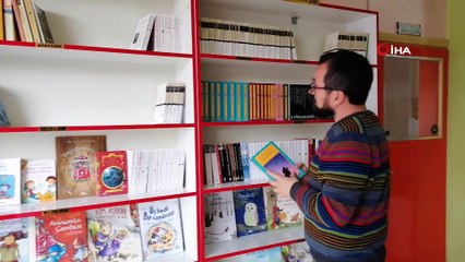 Kargı'da edebiyat öğretmeni ‘Halk Kitaplığı’ kurdu