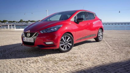 The new Nissan Micra in Red Exterior Design