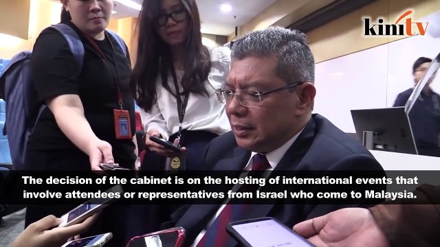 Our firm stance on Israel will not affect foreign relations, says Saifuddin Abdullah