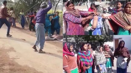 झांसी: दबंगों ने महिलाओं  पर लाठी और कुल्हाड़ी से हमला कर छीने गहने, वीडियो वायरल