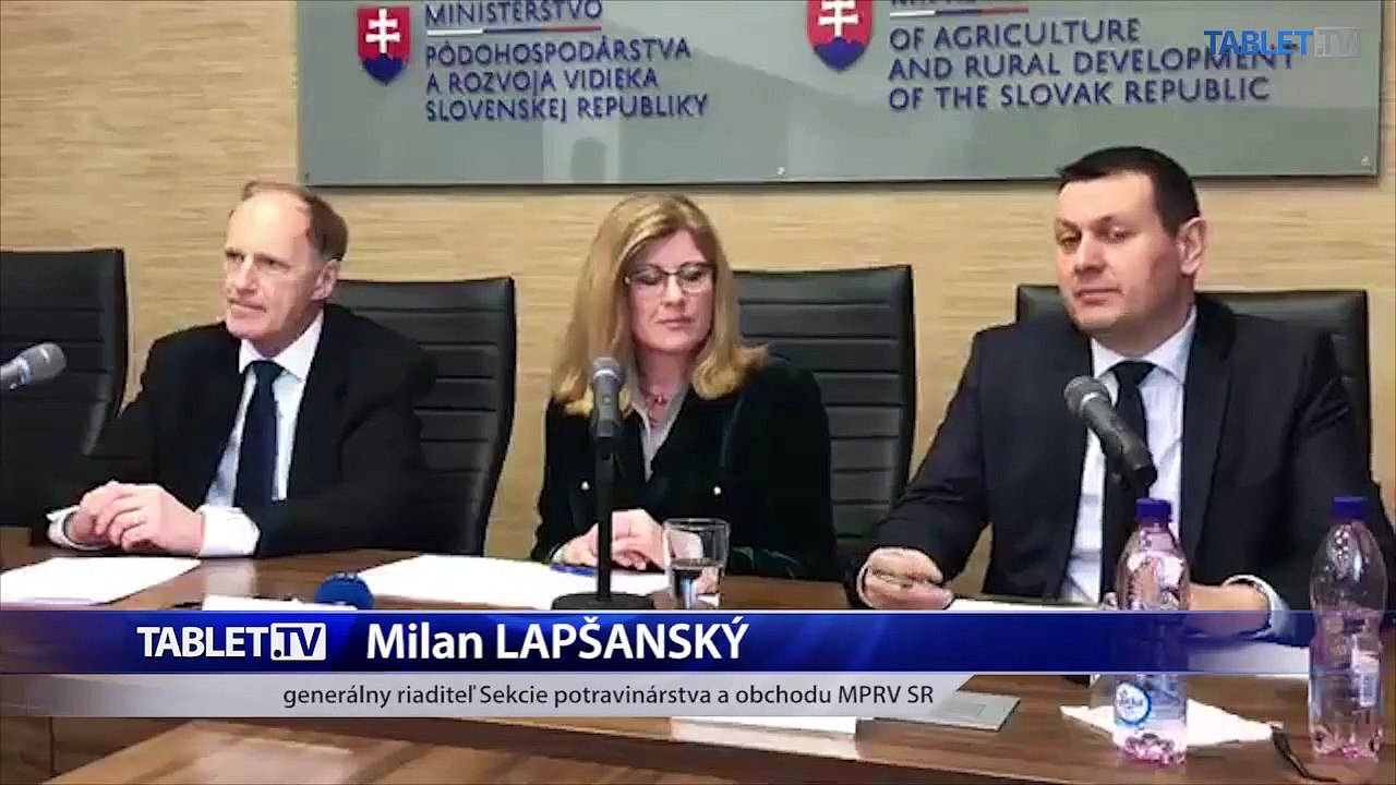 ZÁZNAM: TK Ministerstva pôdohospodárstva a rozvoja vidieka SR