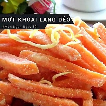 Cách làm MỨT KHOAI LANG DẺO - Món Ngon Ngày Tết