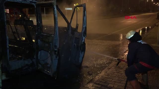 Samsun Seyir Halindeyken Alev Aldı