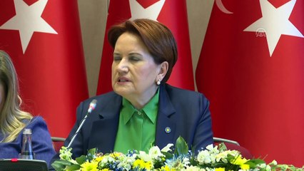 Akşener: '(İYİ Parti Manisa Milletvekili Akkal'ın istifası) Sayın Akkal'ın dili, iktidar partilerinin son zamanda oluşturduğu dildir' - ANKARA