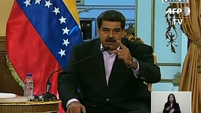 Maduro anuncia ação legal contra EUA por sanções