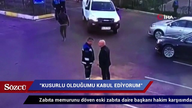 Zabıta memurunu döven eski zabıta daire başkanı hakim karşısına çıktı