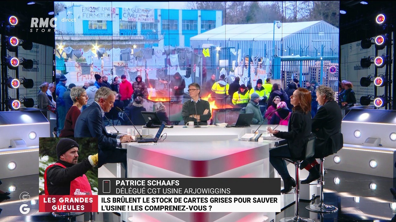 La GG du jour : Les salariés d'Arjowiggins brûlent le stock de cartes grises pour sauver l'usine ! Les comprenez-vous ? - 29/01